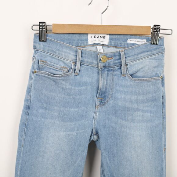 Frame Denim Le Skinny de Jeanne Crop Jeans size 24 - Picture 4 of 10